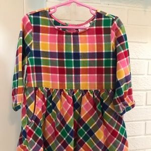 Hanna Andersson Rainbow Plaid Dress
